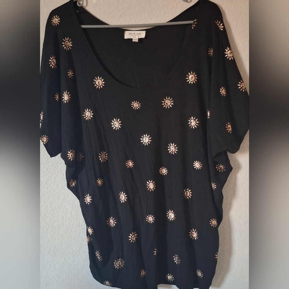 Kim and Cami woman blouse top size XL